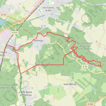 Randonnée Le Perray-en-Yvelines GPS track, route, trail