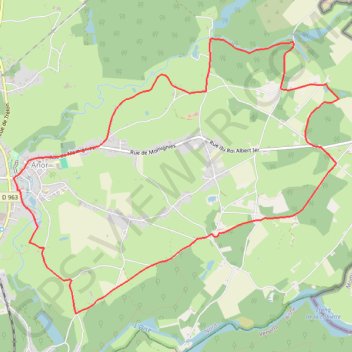 Circuit des Galopins - Anor GPS track, route, trail