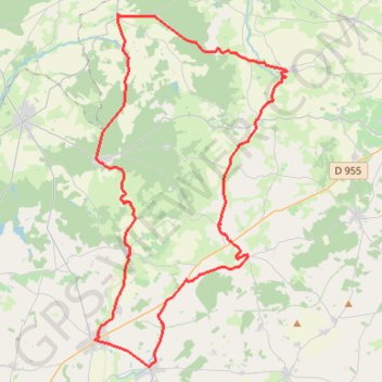 La Chapelotte - Les Aix-d'Angillon GPS track, route, trail