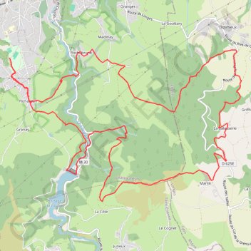 La Castelneuvienne - Châteauneuf GPS track, route, trail