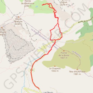 Lac de Peyre GPS track, route, trail