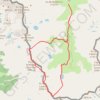 Pics de la Rouge et des Lavans depuis les orris du Carla GPS track, route, trail