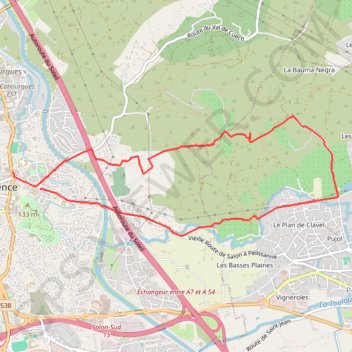 Le Valdegon GPS track, route, trail
