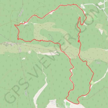 Lauris-Vallon de la Sanguinette GPS track, route, trail