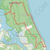 Bribie Island Poverty Point GPS track, route, trail
