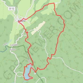 Rando Lampy Arfons GPS track, route, trail