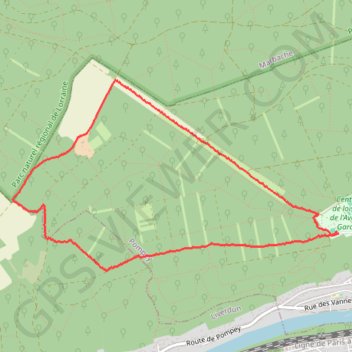 PLATEAU AVANT GARDE GPS track, route, trail