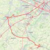 Ledeberg-SDB-via Deinze 43k GPS track, route, trail
