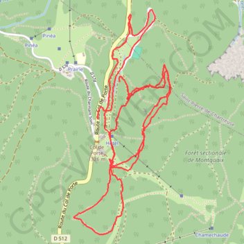 Col de Porte GPS track, route, trail