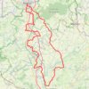 Voie 2DB-B10 - Alençon - St-Germain-sur-Sarthe - Alençon GPS track, route, trail