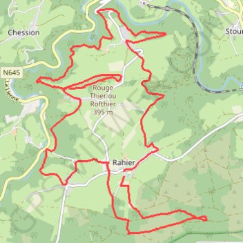 Rando Rahier GPS track, route, trail
