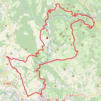 Un bout de chemin en compagnie du fleuve Loire - Chadrac GPS track, route, trail