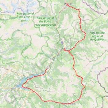 RB Hautes Alpes GPS track, route, trail