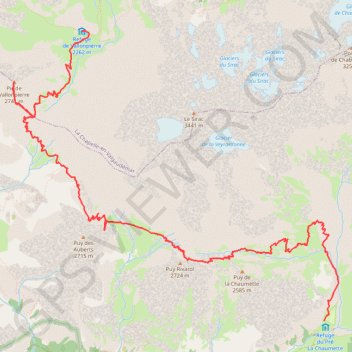 Pic de Vallompierre GPS track, route, trail