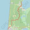 Compostelle - Voie du littoral - Bombannes - Lacanau Océan GPS track, route, trail