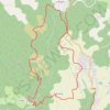 La cascade de la Fagette - Chastel Nouvel GPS track, route, trail