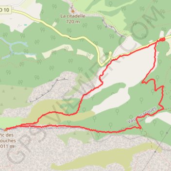 Pic des Mouches (Sainte Victoire) GPS track, route, trail