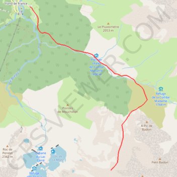 Col du Mouchillon GPS track, route, trail