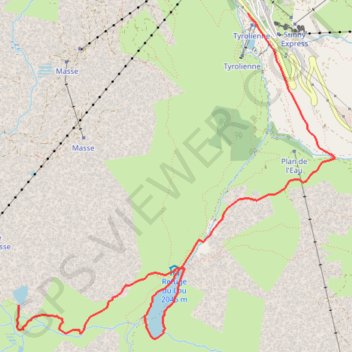 Lac du loup - Les Menuires GPS track, route, trail