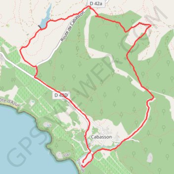 Cabasson - Bormes les Mimosas - 83 GPS track, route, trail