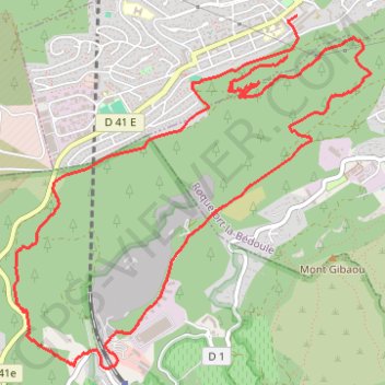 Rando Carnoux Cassis Carnoux GPS track, route, trail