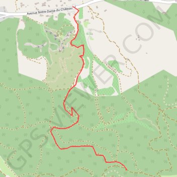 La montée d'Almeran GPS track, route, trail