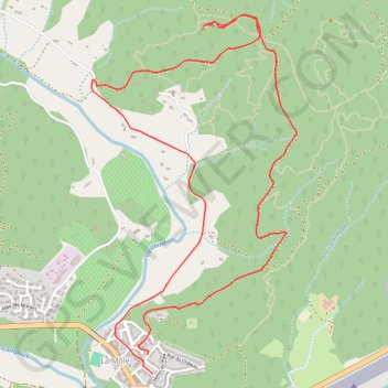 La Mole,Sainte Magdeleine GPS track, route, trail