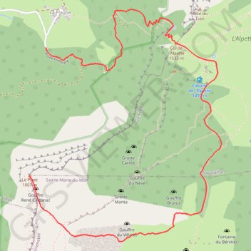 Pinet - Chartreuse GPS track, route, trail