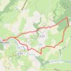 Hérisson12 km GPS track, route, trail