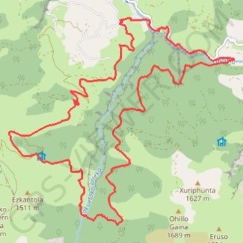 Gorges de Kakouetta GPS track, route, trail