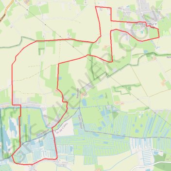 Du bocage au Marais - Buysscheure GPS track, route, trail