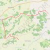Circuit Quercy Blanc Jour 1 GPS track, route, trail