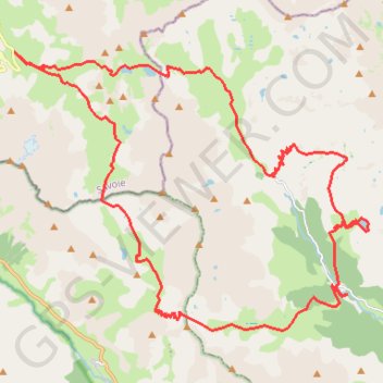 Tour des Cerces GPS track, route, trail