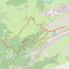 Samoëns, Golèse Bostan lac des Verdets GPS track, route, trail