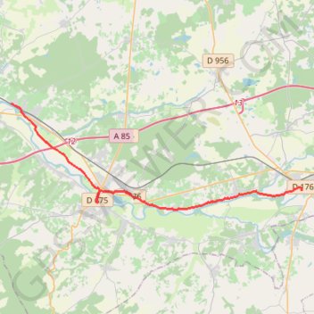 12 Thésée-Selles sur Cher: 24.40 km GPS track, route, trail