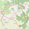 Tournon-d'Agenais, la bastide vue de la forêt du Verdus - Pays de la vallée du Lot GPS track, route, trail