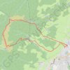 Balade au dessus de Megève GPS track, route, trail