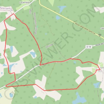 Le Mesnil - Dhuizon GPS track, route, trail