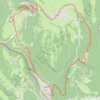 Boucle du Plateau de Jargoy GPS track, route, trail