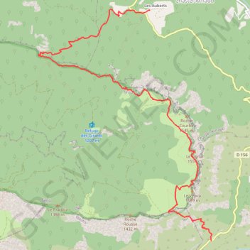 Autour des 3 becs Saillans Drôme GPS track, route, trail
