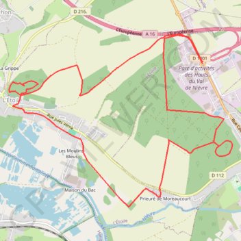 Flixecourt GPS track, route, trail