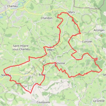 Rando La Fourchemolle - Nandax GPS track, route, trail