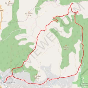La Loube GPS track, route, trail