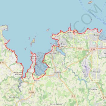 Dinard_St_Cast GPS track, route, trail