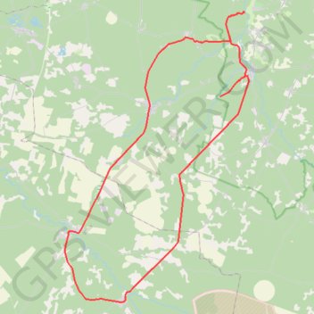 Tour de la Haute Landes GPS track, route, trail
