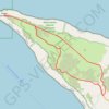 Açores.Illa Sao Jorge.Ponta dos Rosais. GPS track, route, trail