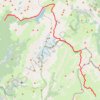 Traversée de l'Oisans en Snowkite GPS track, route, trail