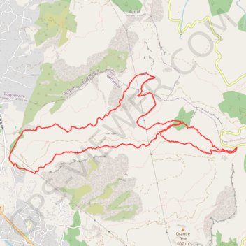 VALLONS GARGUIER MGEN GPS track, route, trail