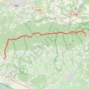 Traversée du Grand Lubéron GPS track, route, trail