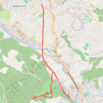 Draguignan Trans en Provence GPS track, route, trail